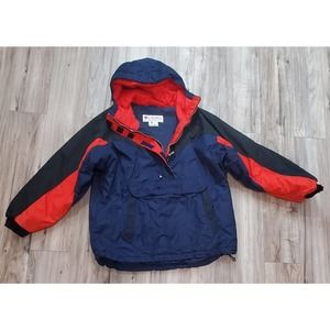 Mens Vintage Columbia Hooded Jacket Size Large